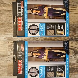 2 Pack Magic Mesh Deluxe Screen Door